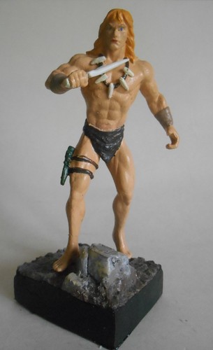 Figurine rahan 80mm - figurine, peinte