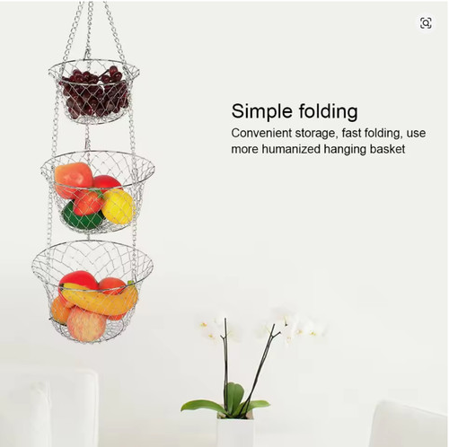 Tier hanging fruit basket - 3,