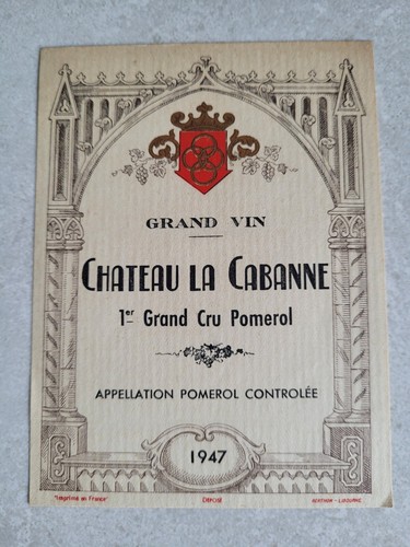 étiquette vin château - étiquette, vin,