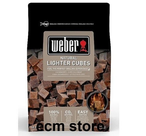 Weber cubes allume feux - weber, bruns