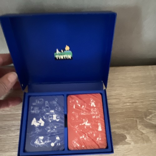Tintin coffret cartes jouer - tintin,