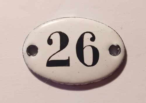 Ancienne petite plaque - ancienne,