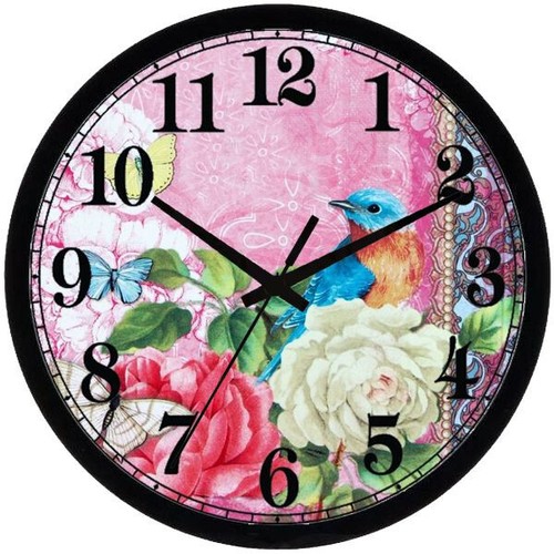 Pendule murale pivoine - murale,