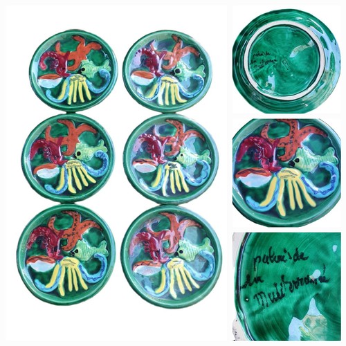 Vallauris assiettes poisson - vallauris,