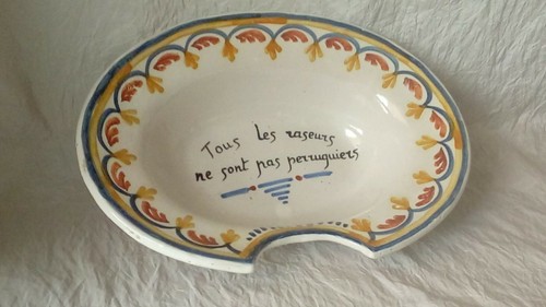 Plat barbe barbier - plat,