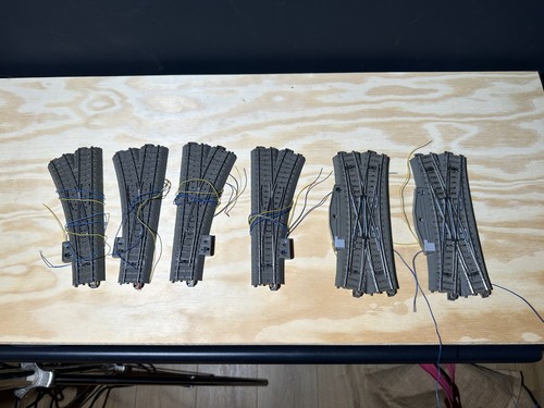 Lot aiguillages voie - 6, c