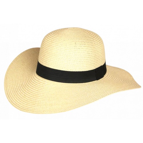 Chapeau paille femme - chapeau, beige