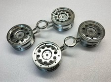 Roue chromée semi-brillante