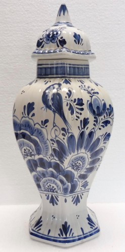 Ancien pot couvert faïence - ancien,