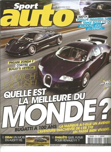 Sport auto 574 - auto, pagani