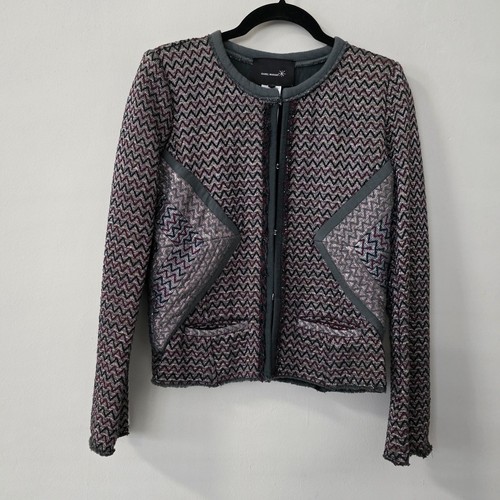 Veste tweed zigzag - en, en