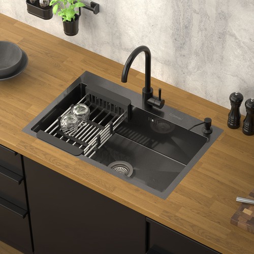 évier encastrer anthracite - encastrer,