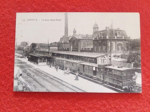 Cpa amiens la - cpa, gare