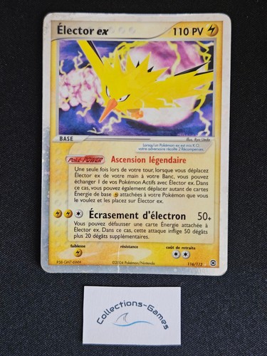 Carte pokémon elector - elector, ex
