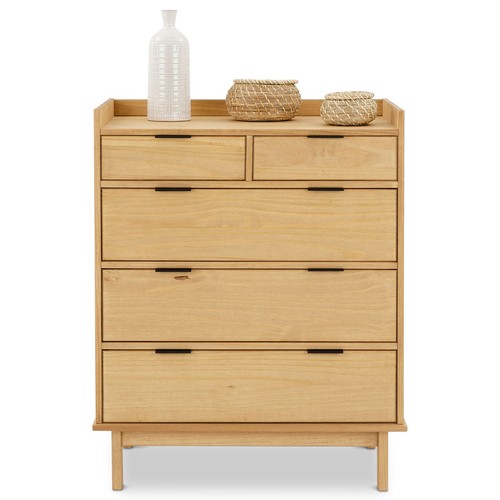 Commode bois tiroirs - bois,