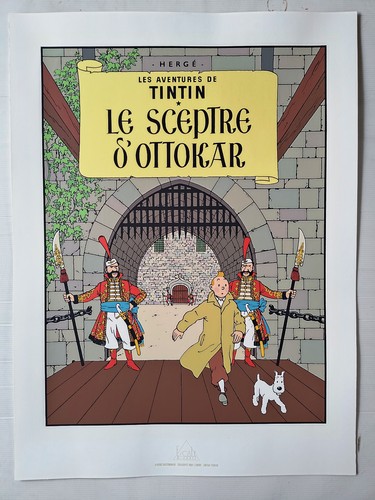 Hergé sérigraphie tintin - -,