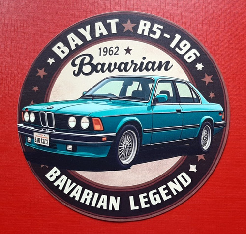 Plaque métal décoration - , bmw