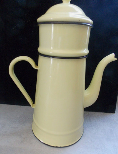 Ancienne cafetière tôle - cafetière, en