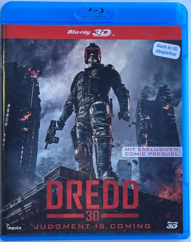 Dredd blu ray 2d - 3d/2d, |