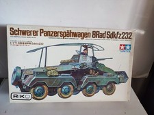 NEW VINTAGE TAMIYA SCHWEARER PANZERPAHWAGEN 8 WHEEL SDKFZ 232 1/35 MODEL
