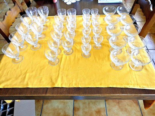 Service verres anciens - de,