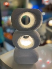 1st - signed ALBERT TORMOS pebble lamp - sandstone of the guard - vintage - 60s/70s