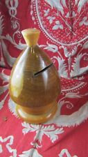 ancienne tirelire cagnotte ruche en bois
