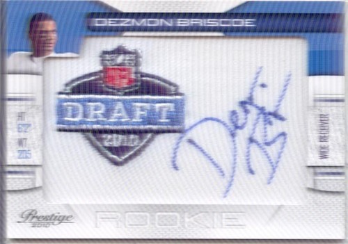 Dezmon briscoe rookie auto - dezmon,