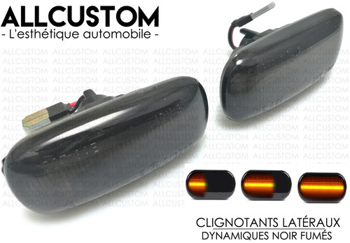 Clignotants lateraux noir - clignotants,