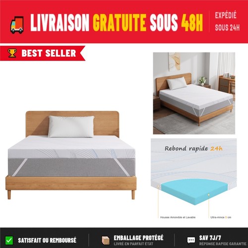 Surmatelas 140x190 mousse - cm,