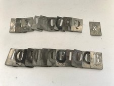 Anciens pochoirs Alphabet en