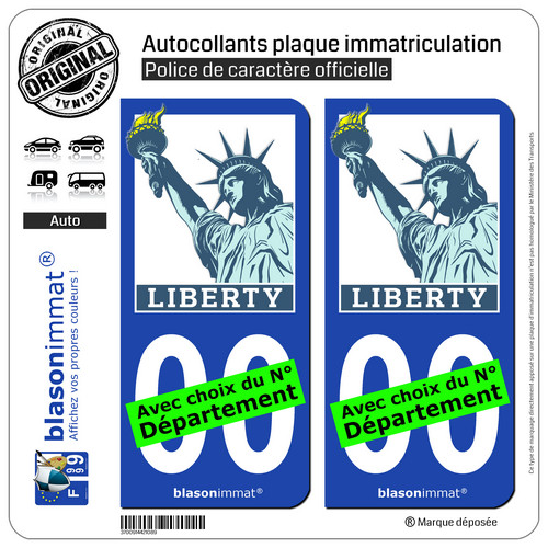 Stickers autocollants plaque - 2,