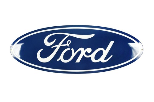 Plaque emaillée ford - ford, logo