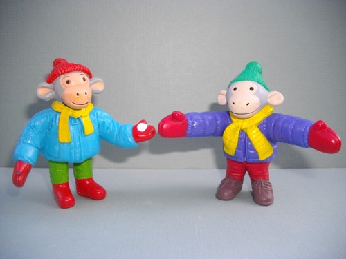 Anciennes figurines singe - anciennes,