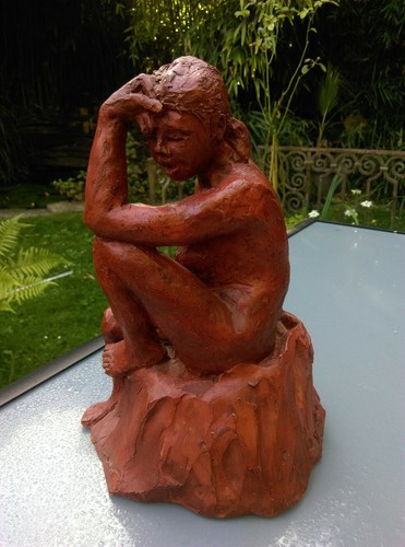 Superbe sculpture femme nue - sculpture, en