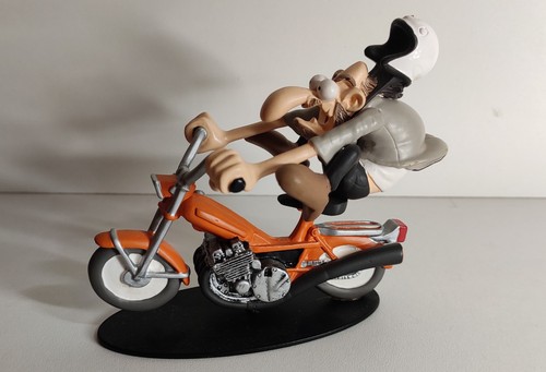 Figurine moto résine joe - moto,