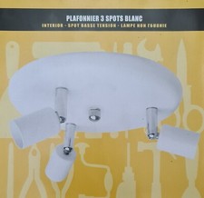 Plafonnier LED GU10 3 x 10w