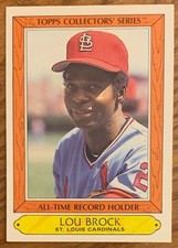 LOU BROCK, 1985 TOPPS ALL TIME