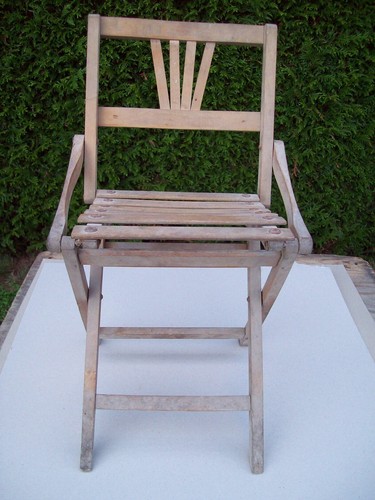 Ancien fauteuil pliable - fauteuil, de
