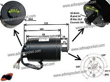 Moteur électrique 100W 24V Trottinette / Pocket Quad