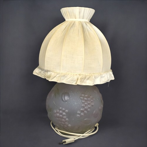 Lampe ancienne pied verre