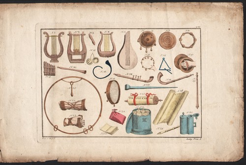 1810 gravure originale grecs - gravure,
