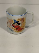Fantasia Mickey Mousse Coffee Mug Cup Made In Japan Disneyland Walt Disney World
