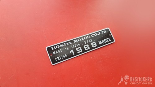 Honda cr125 125 - 125, 1989