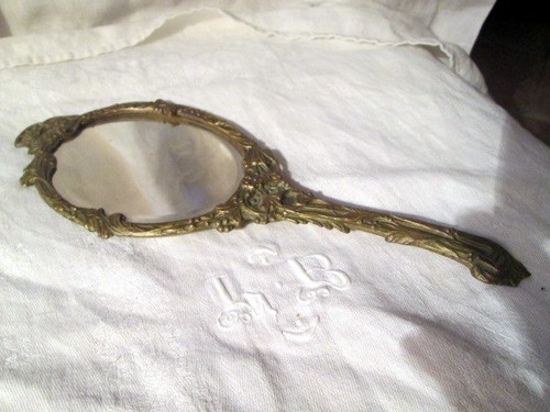 Miroir mains verre - , biseaute