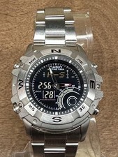 CASIO AMW705 Hunting Timer Analog Digital Watch Moon Graph Japan