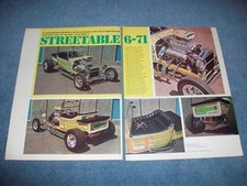 1923 Ford T-Bucket Roadster Street Rod Article "Steerable 6-71"