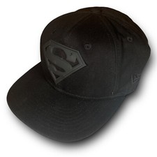 Casquette Superman DC New Era Avec Visière Droite Snapback Noire 9FIFTY En Coton