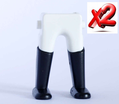 Playmobil jambes blanches - x2,