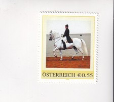 AUTRICHE timbre PM école d'équitation espagnole - cheval 9 MNH